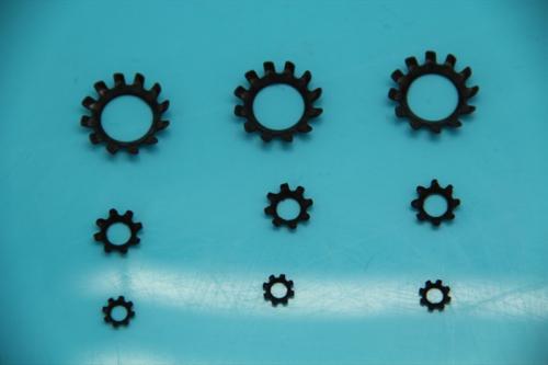 GB956.1錐形外齒墊圈碳鋼鍍黑